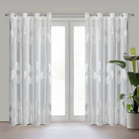 FIRANA GOTOWA IDALIA 140 X 250 CM BIAŁY