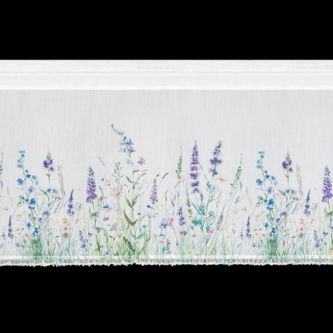 FIRANA GOTOWA MEADOW NA TAŚMIE 150 X 40 CM BIAŁY