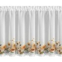 FIRANA GOTOWA SUNFLOWER NA TAŚMIE 150 X 70 CM BIAŁY