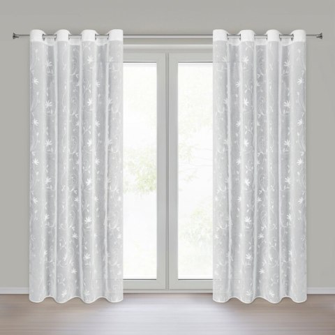 FIRANA GOTOWA TATIANA 140 X 250 CM BIAŁY