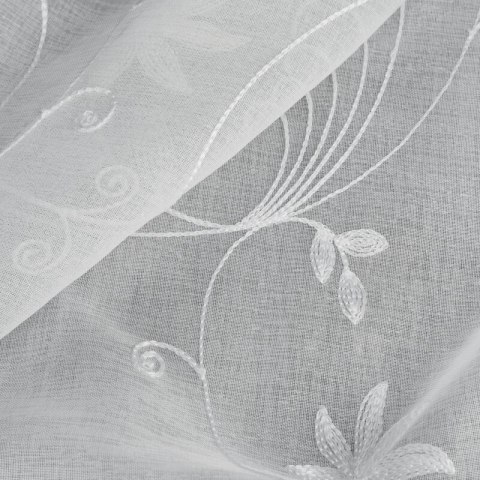 FIRANA GOTOWA TATIANA 140 X 250 CM BIAŁY