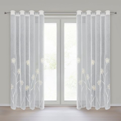 FIRANA GOTOWA TIANA 140 X 250 CM BIAŁY