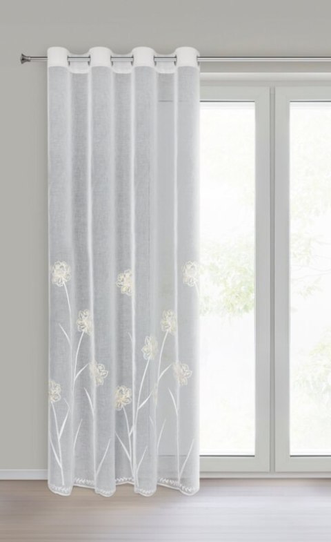 FIRANA GOTOWA TIANA 140 X 250 CM BIAŁY