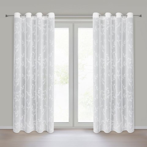 FIRANA GOTOWA VALERIA 140 X 250 CM BIAŁY