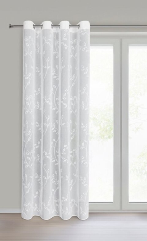FIRANA GOTOWA VALERIA 140 X 250 CM BIAŁY