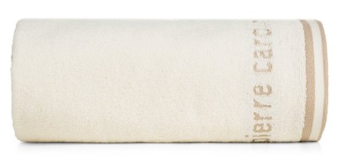 KOMPLET RĘCZNIKÓW 3 SZT ROCCO 40 X 34 X 9 CM KREMOWY