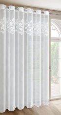 ZASŁONA GOTOWA ROSIE 4 400 X 250 CM BIAŁY