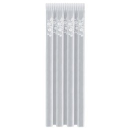 ZASŁONA GOTOWA ROSIE 4 NA TAŚMIE 140 X 270 CM BIAŁY