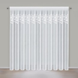ZASŁONA GOTOWA ROSIE 4 NA TAŚMIE 400 X 270 CM BIAŁY