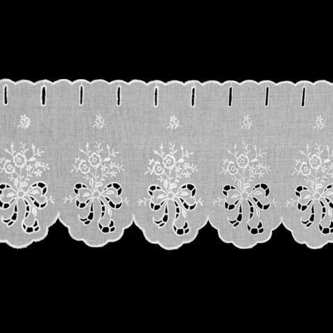 FIRANA GOTOWA FALVIA 143 X 40 CM BIAŁY
