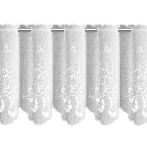 FIRANA GOTOWA FALVIA 143 X 40 CM BIAŁY