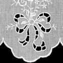 FIRANA GOTOWA FALVIA 143 X 40 CM BIAŁY