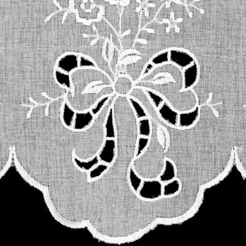 FIRANA GOTOWA FALVIA 143 X 40 CM BIAŁY