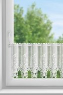 FIRANA GOTOWA ISABELLA 143 X 40 CM BIAŁY