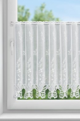 FIRANA GOTOWA ISABELLA 143 X 70 CM BIAŁY
