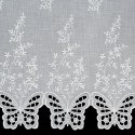FIRANA GOTOWA ISABELLA 143 X 70 CM BIAŁY