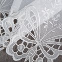 FIRANA GOTOWA ISABELLA 143 X 70 CM BIAŁY
