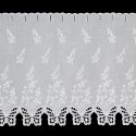 FIRANA GOTOWA ISABELLA 143 X 70 CM BIAŁY