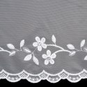 FIRANA GOTOWA MATYLDA 140 X 250 CM BIAŁY