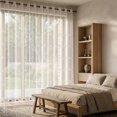 FIRANA GOTOWA MATYLDA 350 X 250 CM BIAŁY