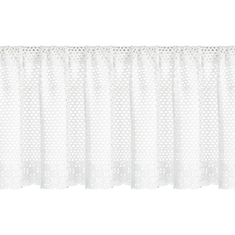 FIRANA GOTOWA MILY NA TAŚMIE 150 X 30 CM BIAŁY