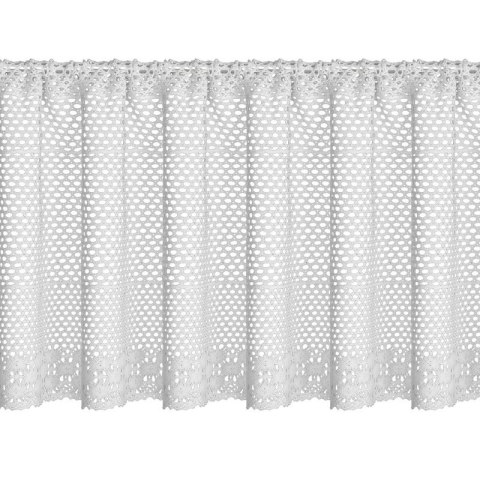 FIRANA GOTOWA MILY NA TAŚMIE 150 X 50 CM BIAŁY