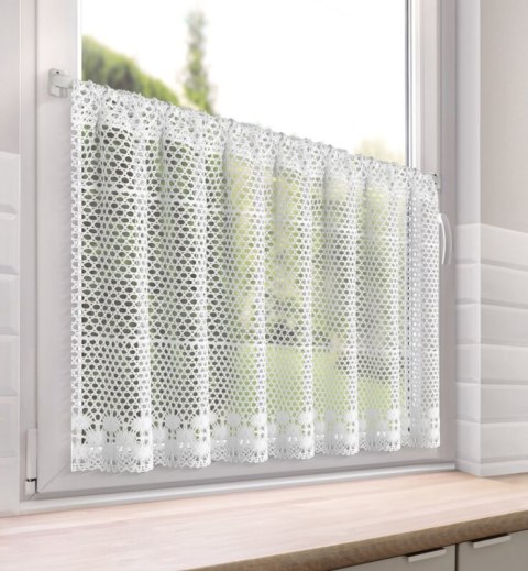 FIRANA GOTOWA MILY NA TAŚMIE 150 X 50 CM BIAŁY