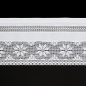 FIRANA GOTOWA MIRANDA NA TAŚMIE 150 X 45 CM BIAŁY