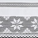 FIRANA GOTOWA MIRANDA NA TAŚMIE 150 X 45 CM BIAŁY