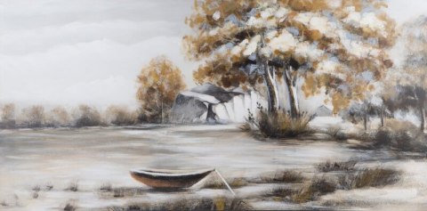 OBRAZ 581A 120 X 60 CM SZARY