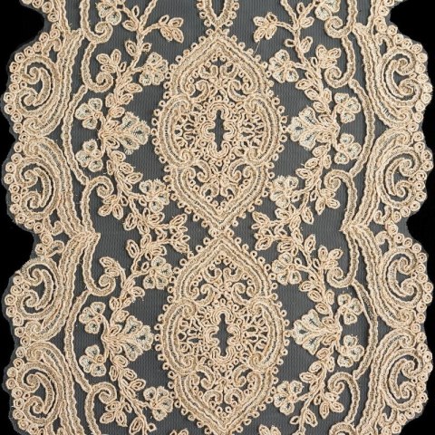 OBRUS SISI 1 35 X 140 CM BEŻOWY