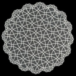 OBRUS SISI 6 45 X 45 CM NATURALNY