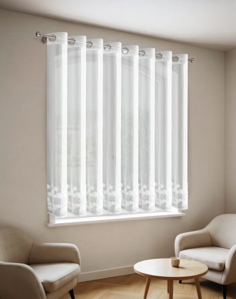 ZASŁONA GOTOWA CLARA 2 400 X 150 CM BIAŁY