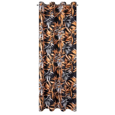 ZASŁONA GOTOWA ZOJA 140 X 250 CM CZARNY
