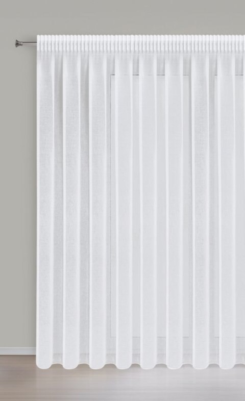 FIRANA GOTOWA ELPIDIA NA TAŚMIE 350 X 250 CM BIAŁY
