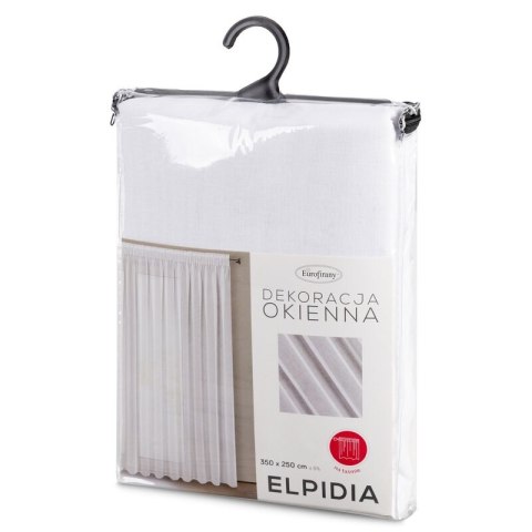 FIRANA GOTOWA ELPIDIA NA TAŚMIE 350 X 250 CM BIAŁY
