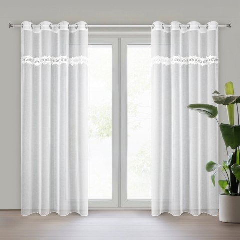 FIRANA GOTOWA KAJA 140 X 250 CM BIAŁY