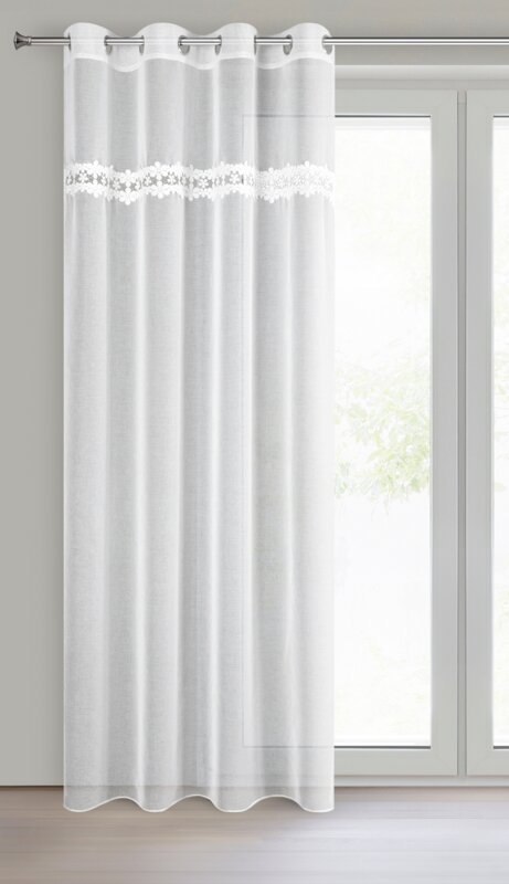 FIRANA GOTOWA KAJA 140 X 250 CM BIAŁY