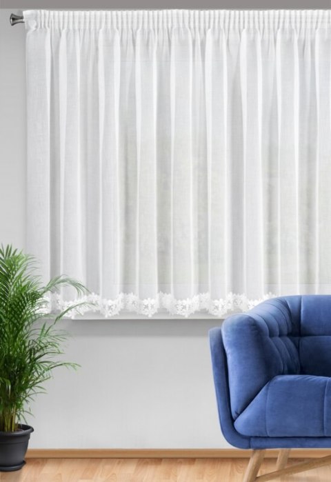 FIRANA GOTOWA KAJA NA TAŚMIE 350 X 155 CM BIAŁY