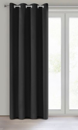 ZASŁONA GOTOWA LOGAN 135 X 250 CM CZARNY