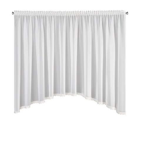 FIRANA GOTOWA CANDY NA TAŚMIE 400 X 150 CM BIAŁY