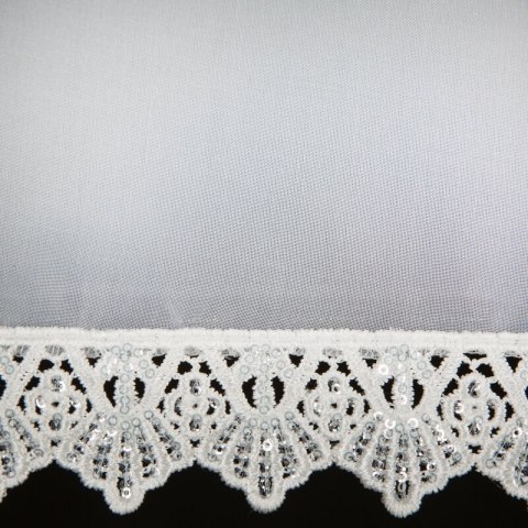 FIRANA GOTOWA CANDY NA TAŚMIE 400 X 150 CM BIAŁY