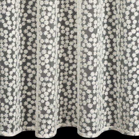 FIRANA GOTOWA DAISY NA TAŚMIE 130 X 270 CM BIAŁY