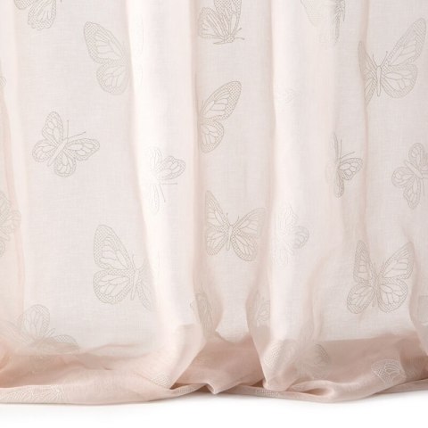 ZASŁONA GOTOWA D91 MARIPOS 140 X 250 CM RÓŻOWY
