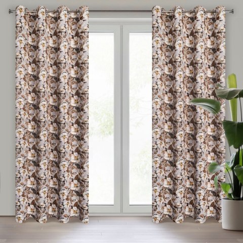 ZASŁONA GOTOWA SIMONA 140 X 250 CM BEŻOWY