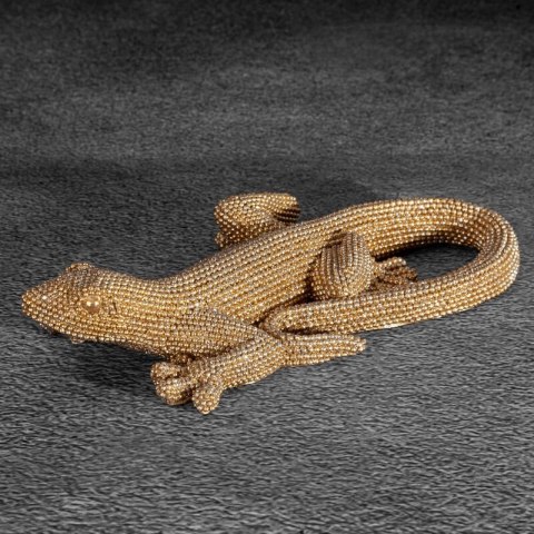 FIGURKA DEKORACYJNA ELDO 19 X 10 X 4 CM ZŁOTY