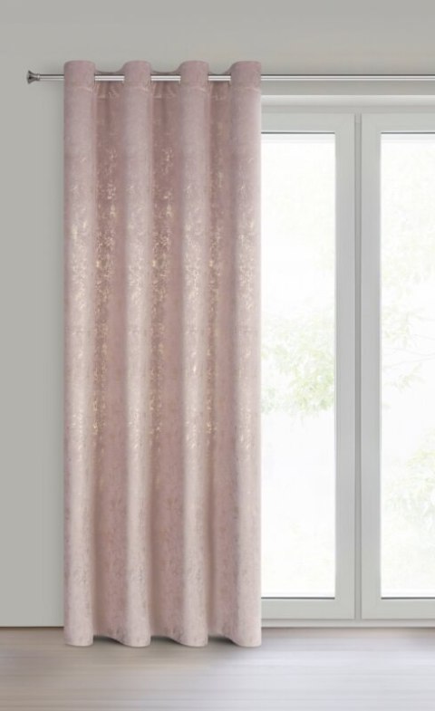ZASŁONA GOTOWA ASTRID 140 X 250 CM PUDROWY