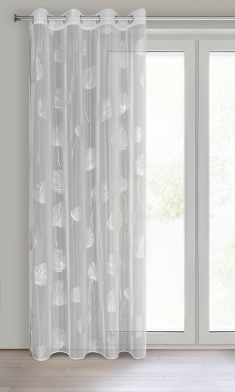 ZASŁONA GOTOWA HELEN 140 X 260 CM BIAŁY