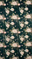 ZASŁONA GOTOWA ROSE NA TAŚMIE 135 X 270 CM CIEMNOZIELONY