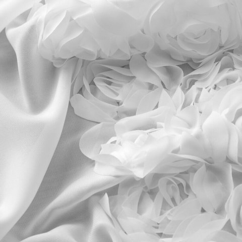 ZASŁONA GOTOWA ROSES 9 140 X 250 CM BIAŁY